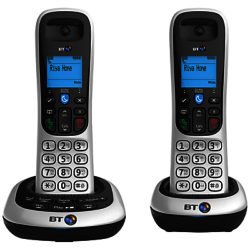 BT 2600 Digital Cordless Phone with Answering Machine, Twin DECT